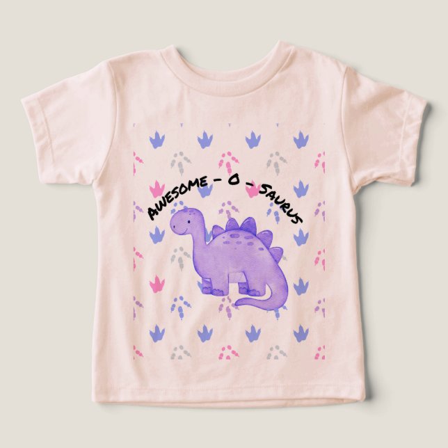 Fantastisk-O-Saurus T Shirt (Design Framsida)