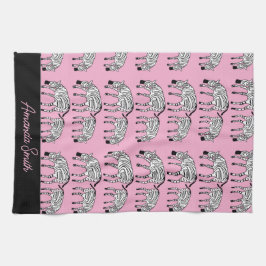 Fantastisk och Lycklig Kenyan Zenbras Kökshandduk