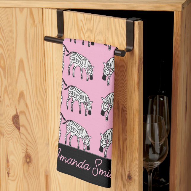 Fantastisk och Lycklig Kenyan Zenbras Kökshandduk (Thirds Fold)