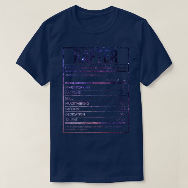 Fantastisk och märkningsutskrift för näringsämnen  t shirt (Design framsida)