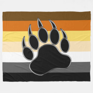 Fantastisk och Mycket Coola Bear Pride Bear Tass Fleecefilt