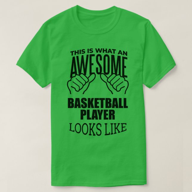 Fantastisk och roligt det här är Fantastisk Basket T Shirt (Design framsida)