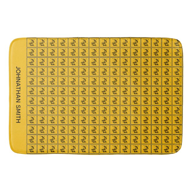 Fantastisk och Roligt Moonlight Dance Towel Badrumsmatta (Framsidan)