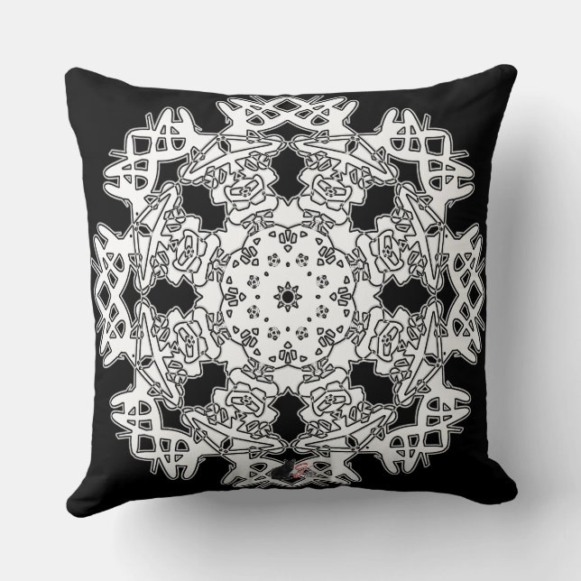 Fantastisk Octa Glyph Pillow Kudde (Baksida)