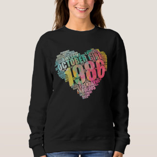 Fantastisk Oktober 1986 Tjej Legendarisk & Underba T Shirt