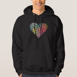 Fantastisk Oktober 1990 Tjej Legendarisk & Fantast Hoodie