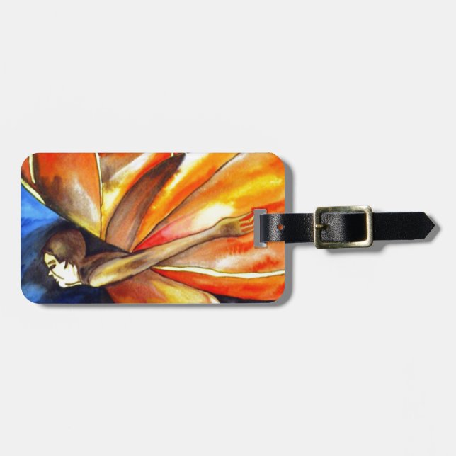 Fantastisk originalfantasi bagagebricka (Horisontell Framsida)