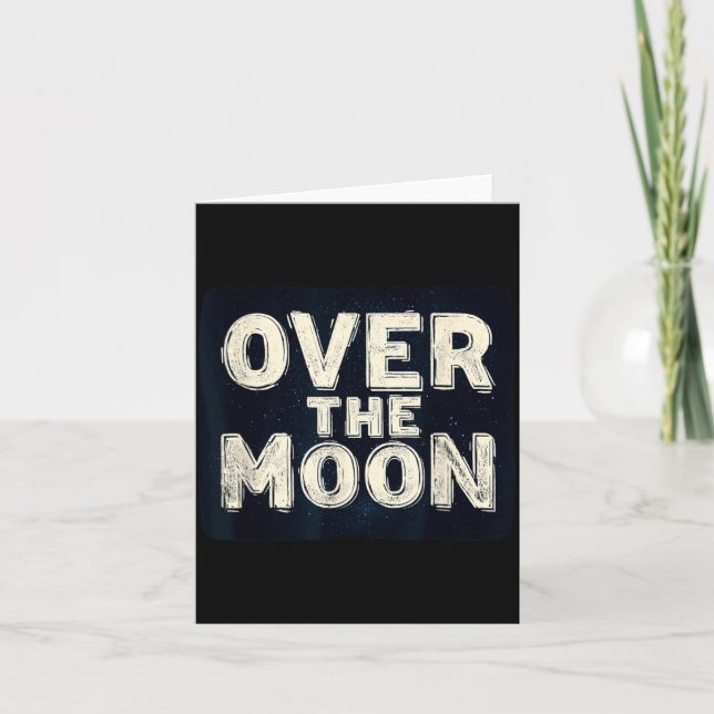 Fantastisk Over The Moon Statement Kostym Kort (Framsida)