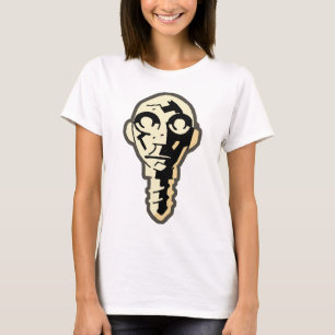 Fantastisk på huvud-, dubbelsidig t shirt
