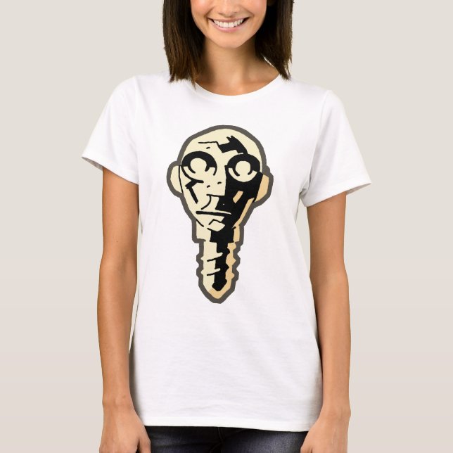 Fantastisk på huvud-, dubbelsidig t shirt (Framsida)