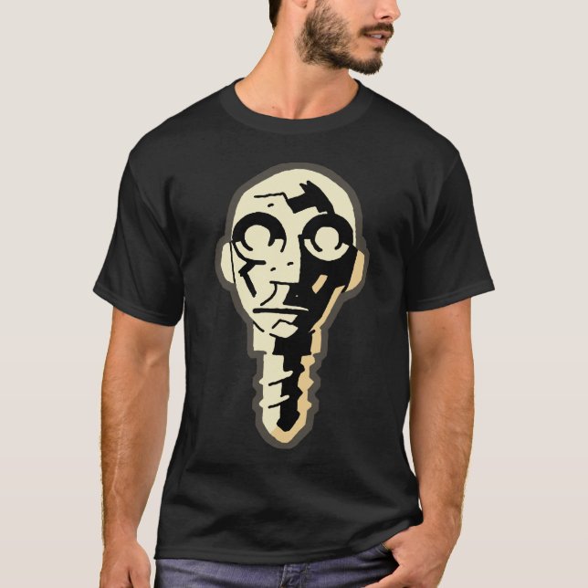 Fantastisk på huvud-, dubbelsidig t shirt (Framsida)