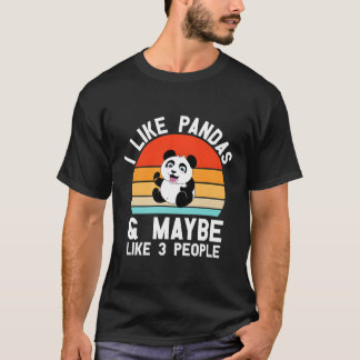 Fantastisk Panda-citat för animaliska Fläktar T Shirt
