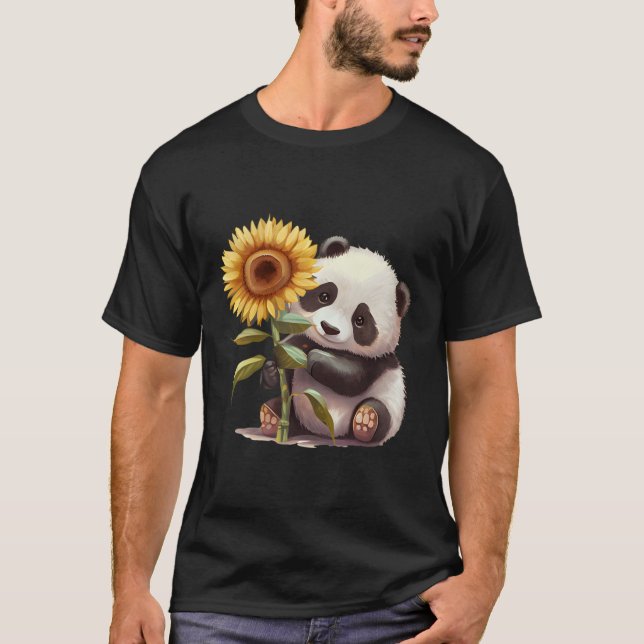 Fantastisk Panda-citat för animaliska Fläktar T Shirt (Framsida)
