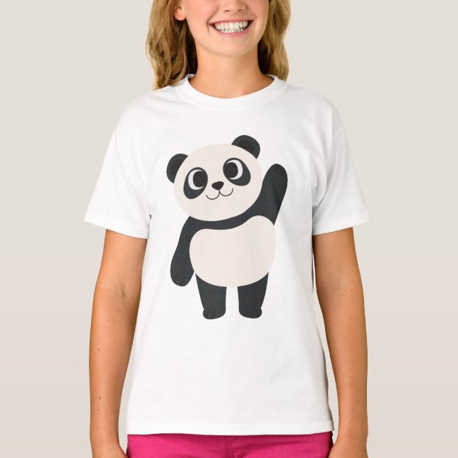 Fantastisk panda t shirt (Framsida)