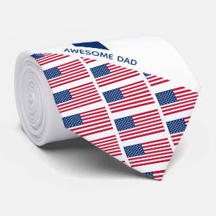 Fantastisk Pappa AMERICAN FLAGGA Monogram Slips