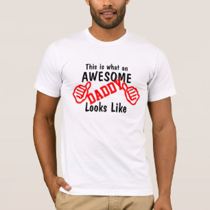 Fantastisk Pappa citerar Ord Fars dag Pappa Gift T Shirt