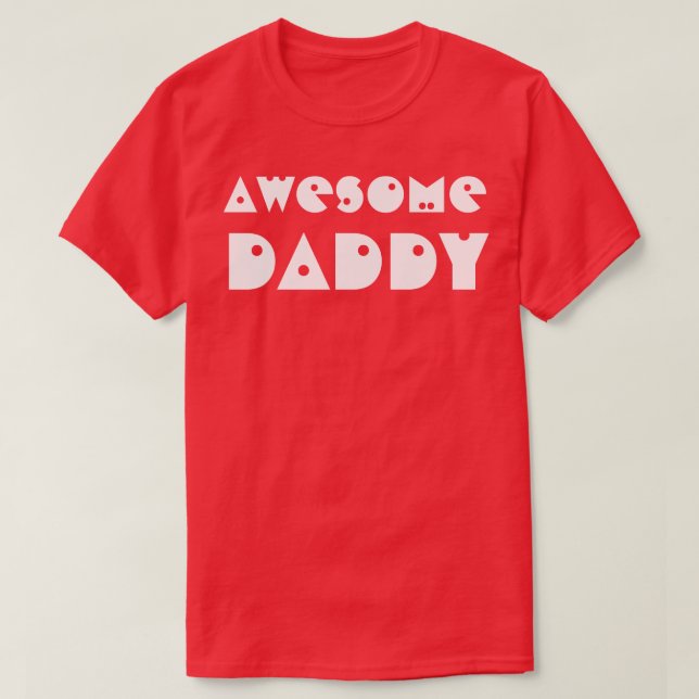 Fantastisk pappa Fars dag Gift T Shirt (Design framsida)