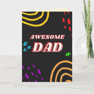 Fantastisk Pappa Fars dag-kort Kort