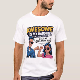 Fantastisk Pappa och dotter Fars dag Gift Coola Ki T Shirt