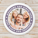 Fantastisk Pappa sedan 20XX Modern enkel foto Magnet<br><div class="desc">Denna enkla och moderna utformning består av serif-typografi och lägger till ett anpassningsbar-foto. Fantastisk Pappa sedan 20XX" cirkulerar fotot av pappa,  far,  pappa etc. Det här är en perfekt till Pappa på hans födelsedag,  fars dag,  julklappar osv.</div>