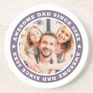 Fantastisk Pappa sedan 20XX Modern enkel foto Underlägg