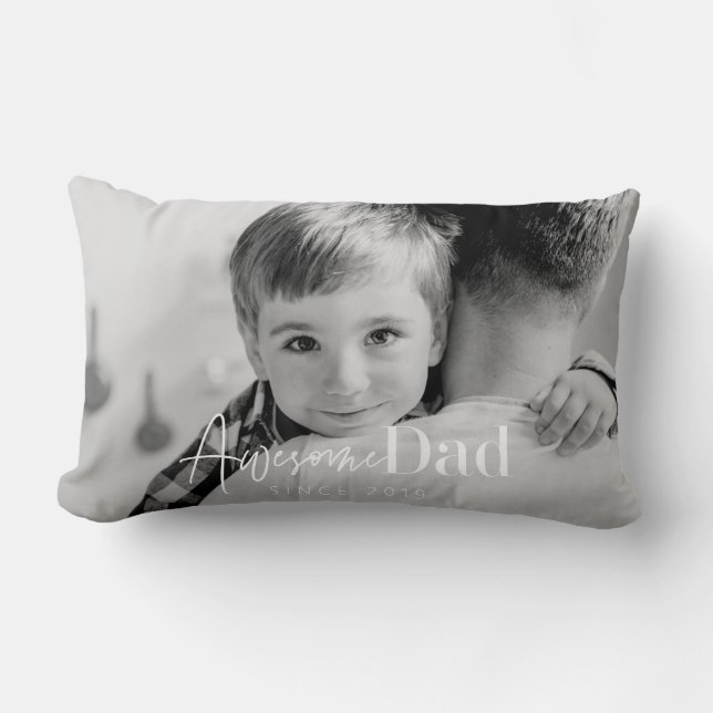 Fantastisk Pappa sedan 20XX Modern Simple Elegant  Lumbarkudde (Framsida)