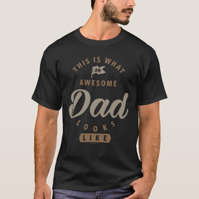 Fantastisk Pappa T Shirt (Framsida)
