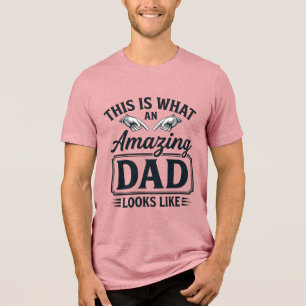 Fantastisk Pappa Vintage Gravyr Typografi Design_1 T Shirt