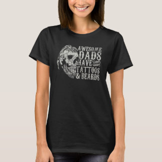Fantastisk Pappor har Tattoos och Beards vintage F T Shirt