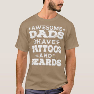 Fantastisk Pappor har tatueringar och fält 3 T Shirt