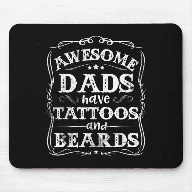 Fantastisk Pappor har tatueringar och snuddar vid  Musmatta (Framsidan)