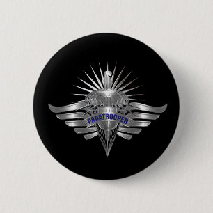 Fantastisk Paratrooper Anpassningsbar Designad Vin Knapp