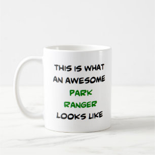 fantastisk park skogsvaktare kaffemugg