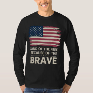 Fantastisk Patriotic Distress American flagga T Shirt
