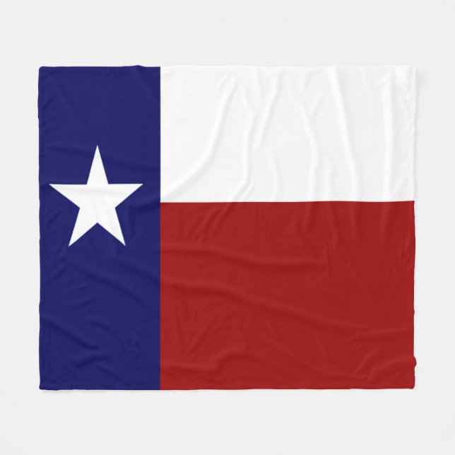 Fantastisk patriotisk Texasflagga Fleecefilt (Framsidan (Horisontell))