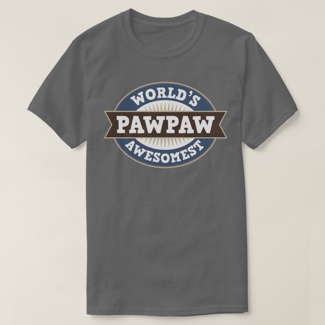 Fantastisk Pawpaw Grandma T Shirt (Design framsida)