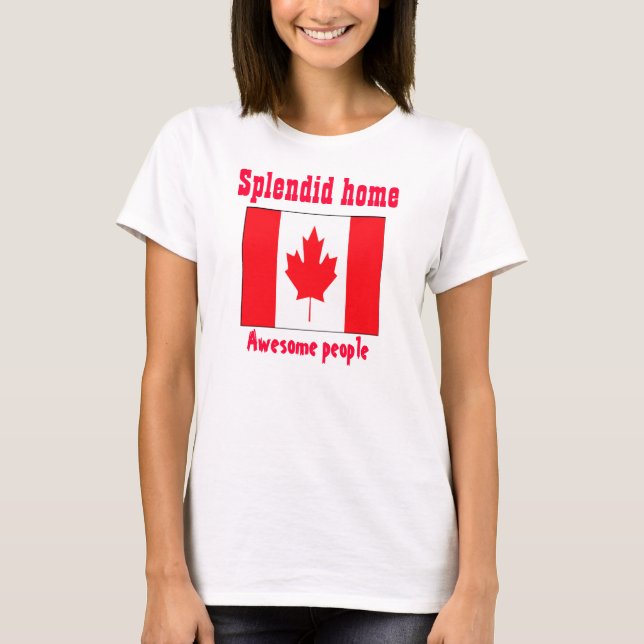 fantastisk People Canada t-shirts (Framsida)