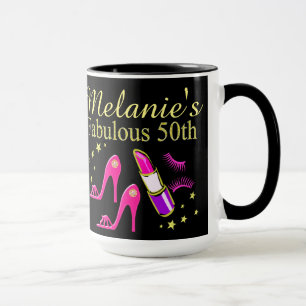 FANTASTISK PERSONLIG 50:E BIRTHDAY DIVA MUGG