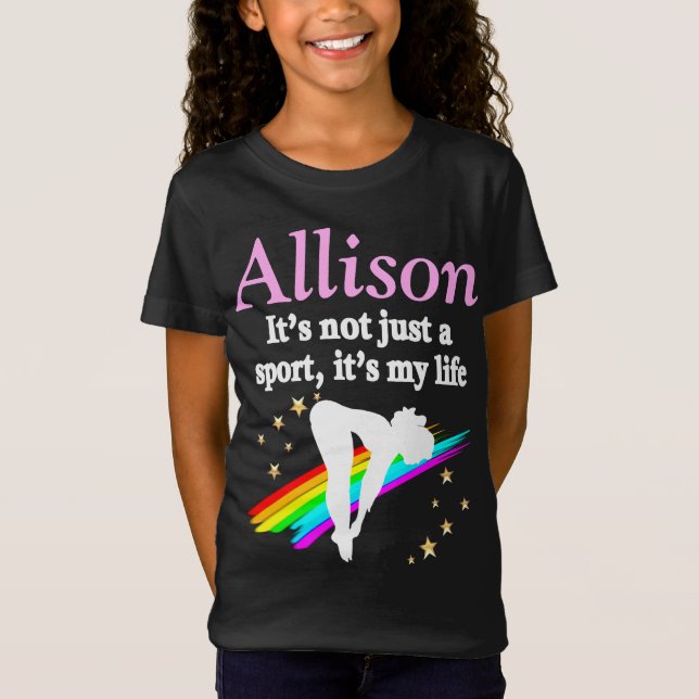 FANTASTISK PERSONLIG GIRL DIVER T SHIRT (Framsida)