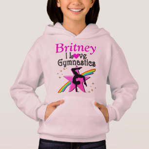 FANTASTISK PERSONLIG GYMNAST HOODIE T SHIRT