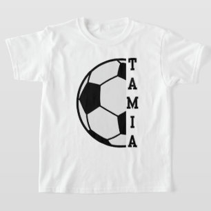 Fantastisk Personlig Namn Fotbollsport Barn T Shirt