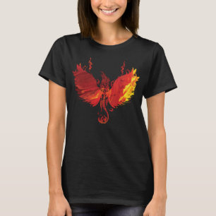 Fantastisk Phoenix Red Firebird Stigning Funny Gif T Shirt
