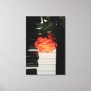 Fantastisk Piano Artwork Canvastryck
