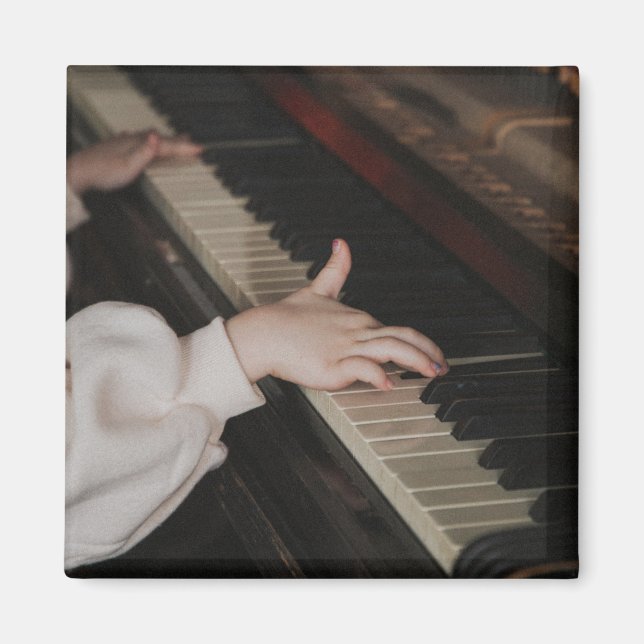Fantastisk Piano Artwork Magnet (Framsidan)