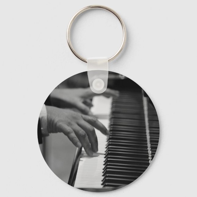Fantastisk Piano Artwork Nyckelring (Framsida)