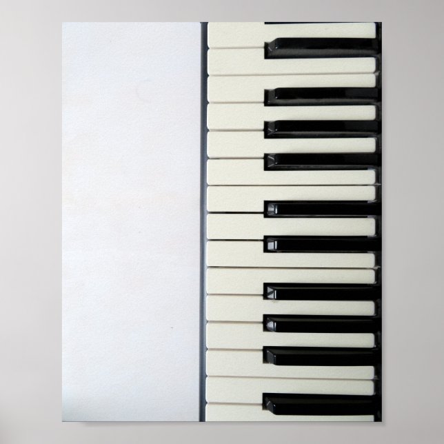 Fantastisk Piano Artwork Poster (Framsidan)