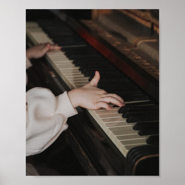 Fantastisk Piano Artwork Poster (Framsidan)
