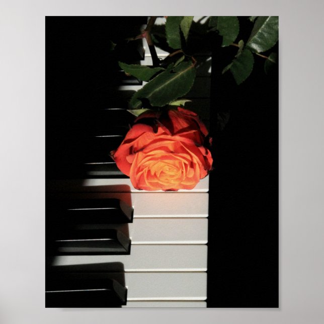 Fantastisk Piano Artwork Poster (Framsidan)