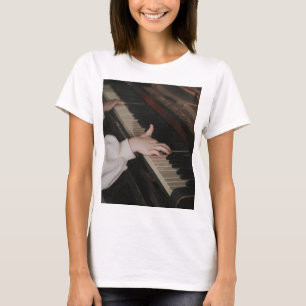 Fantastisk Piano Artwork T Shirt