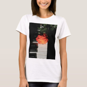 Fantastisk Piano Artwork T Shirt